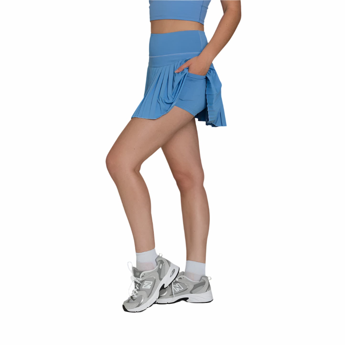 Gold Hinge Women's Pleated Tennis Skirt - 15"