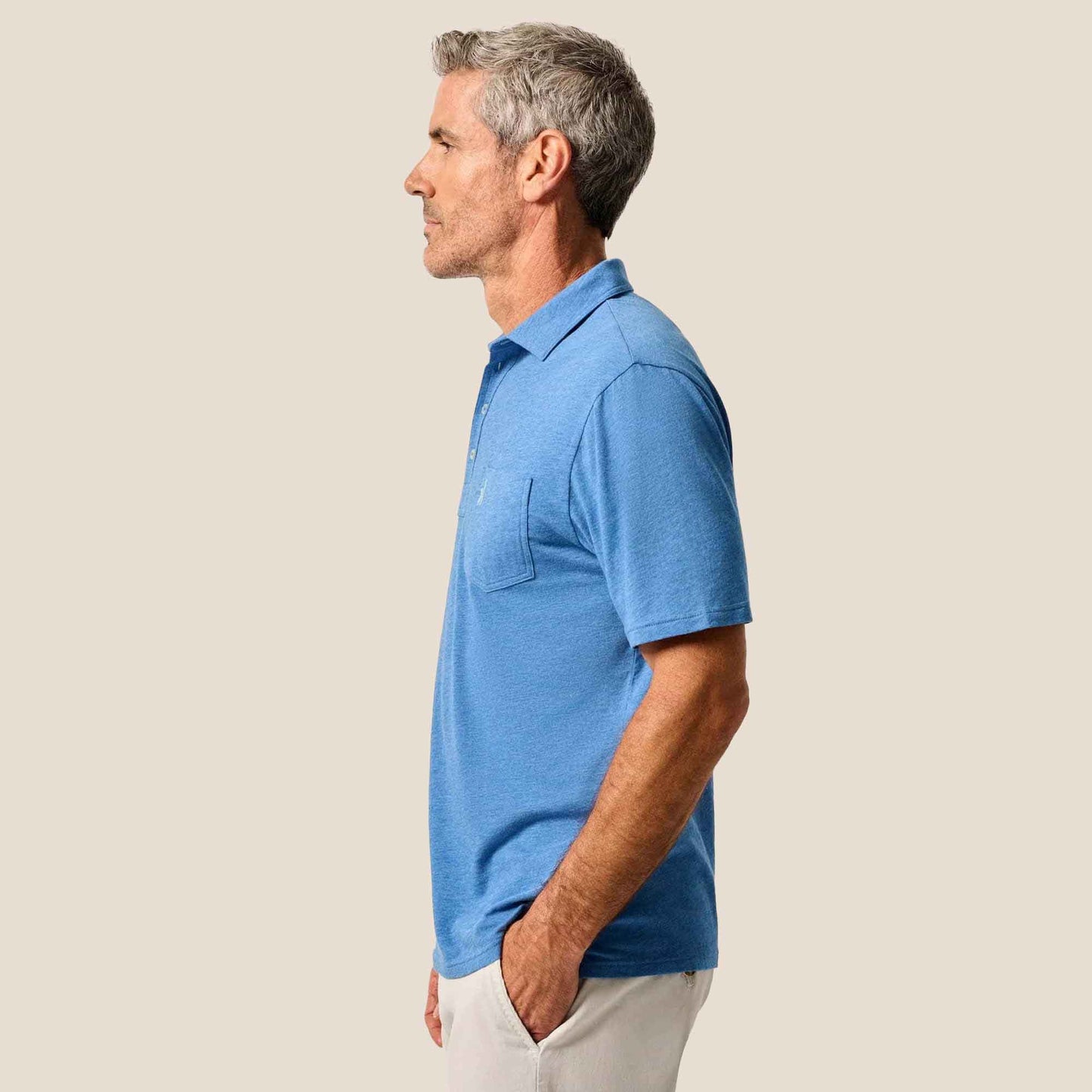 Johnnie-O Men's Heathered Original Polo 2.0